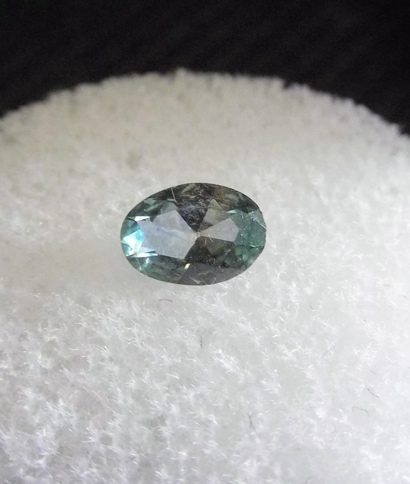 0.49ct GREEN MONTANA SAPPHIRE