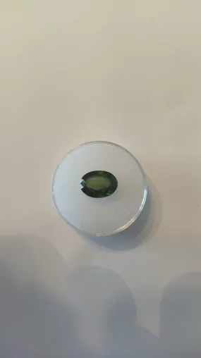 3.99ct GREEN ZIRCON OVAL