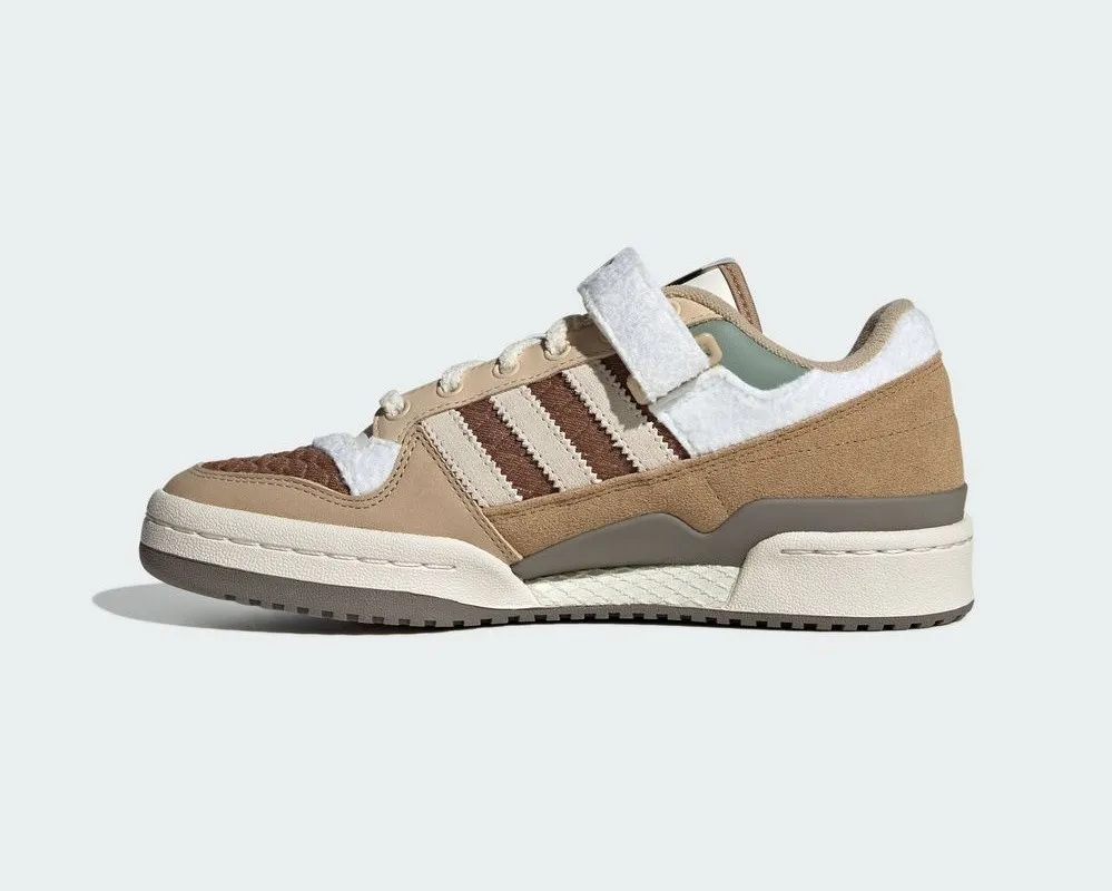 Adidas Originals Forum Low Snowflakes & Acorns Brown Off White Khaki IF3884