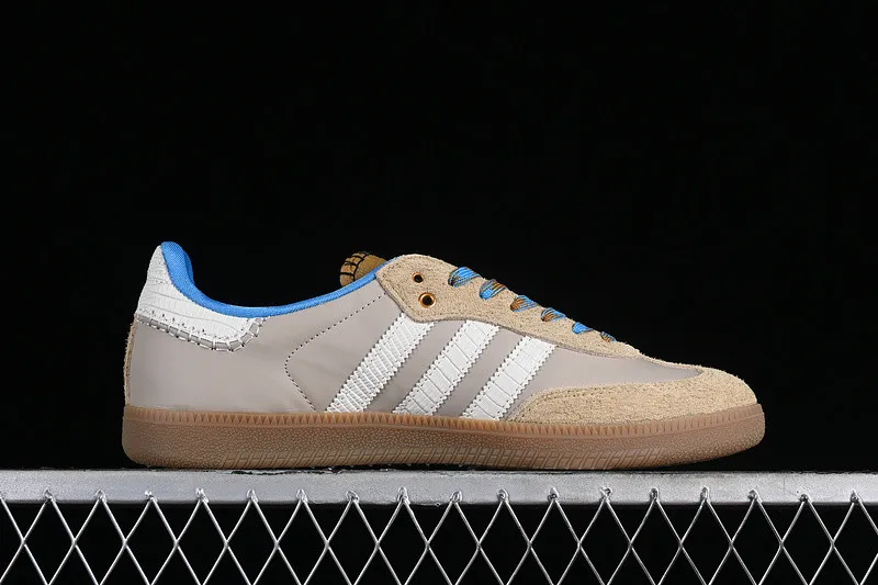 Adidas Originals Gazelle Indoor Cloud White Blue Grey Brown IH3261