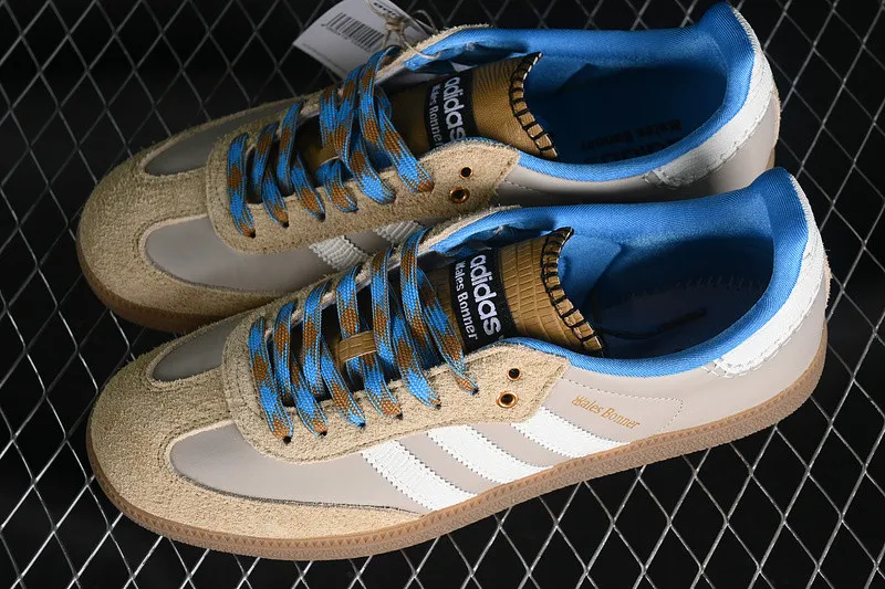 Adidas Originals Gazelle Indoor Cloud White Blue Grey Brown IH3261