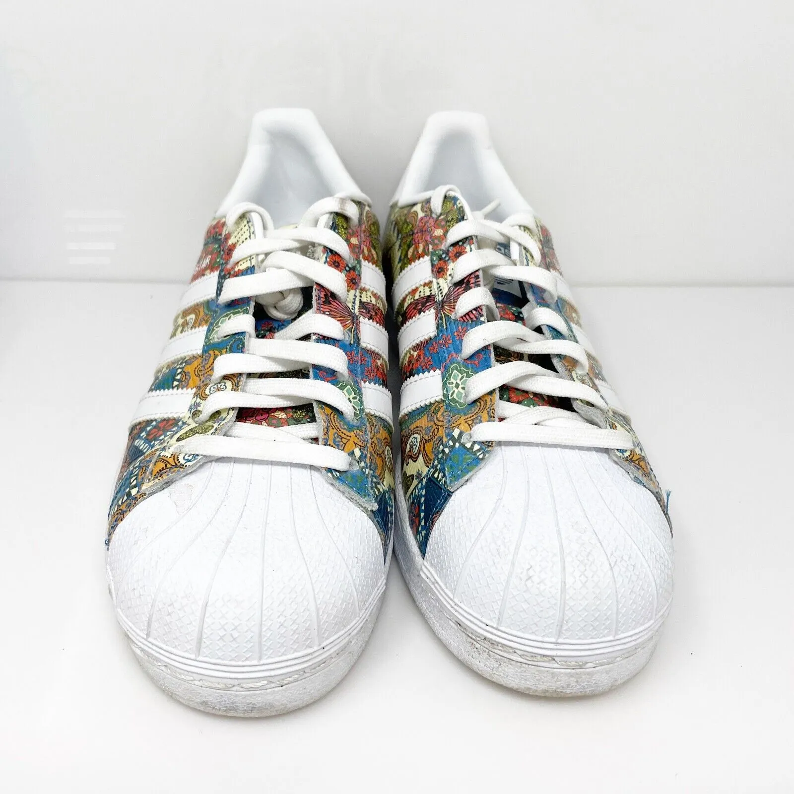 Adidas Womens Superstar BY9178 Multicolor Casual Shoes Sneakers Size 10