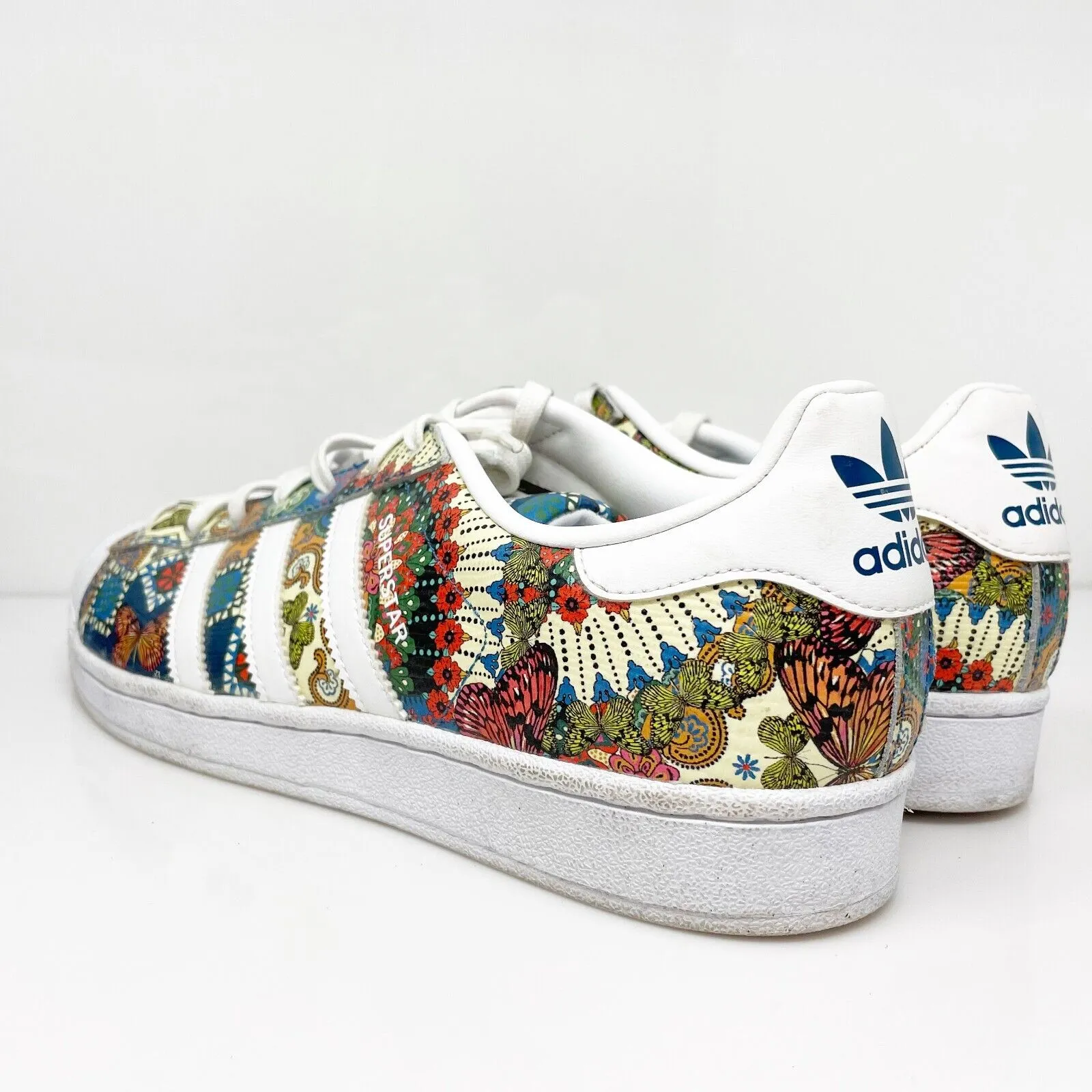 Adidas Womens Superstar BY9178 Multicolor Casual Shoes Sneakers Size 10