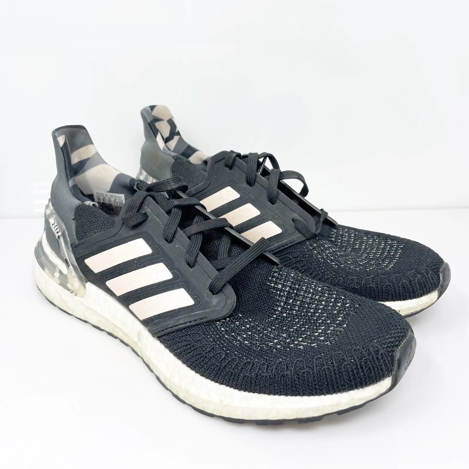 Adidas Womens Ultraboost 20 FV8349 Black Running Shoes Sneakers Size 10