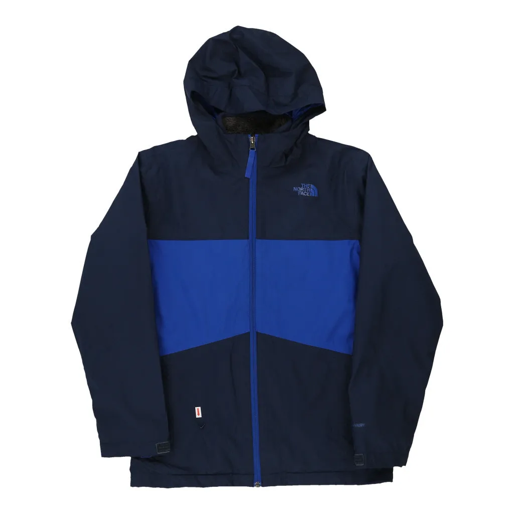 Age 14-16 The North Face Jacket - Large Navy Polyester