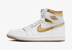 Air Jordan 1 Retro High OG Metallic Gold White Gum Light Brown FD2596-107