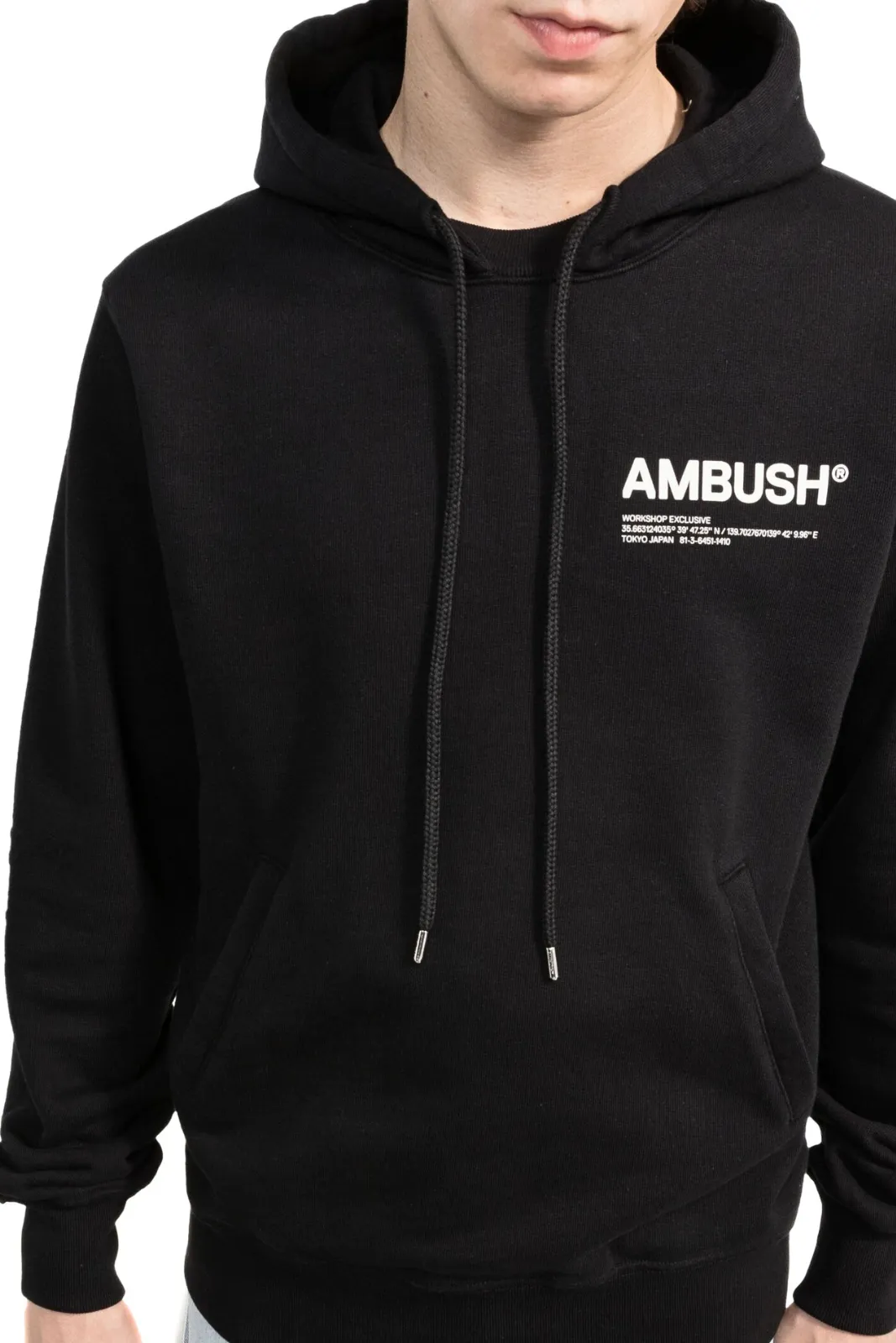 Ambush Fleece hoodie Colour Black