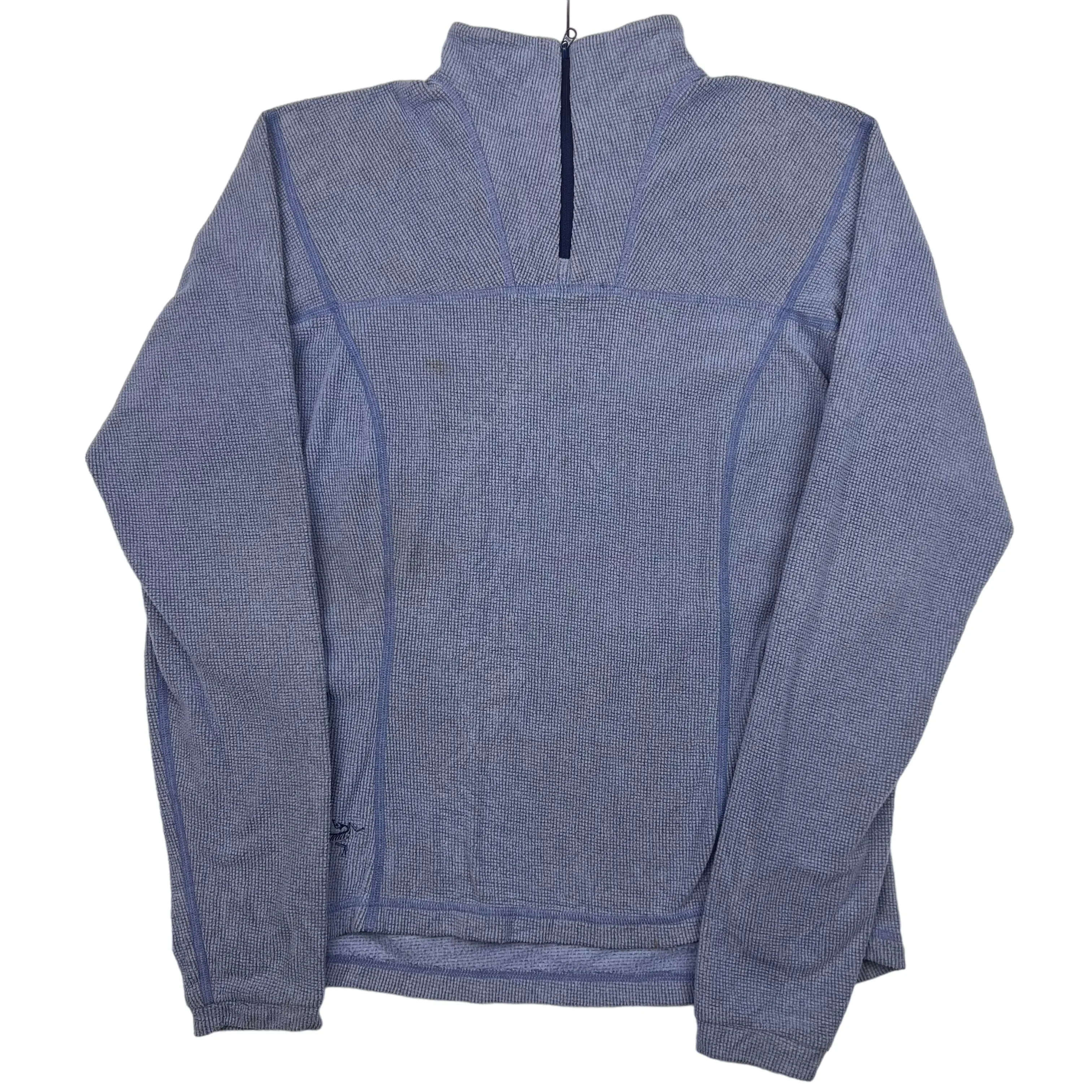 Arc'teryx Blue Waffle Texture Quarter-Zip Fleece