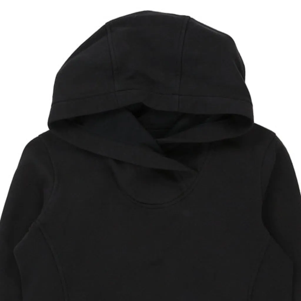 Arc'Teryx Embroidered Hoodie - Medium Black Cotton Blend