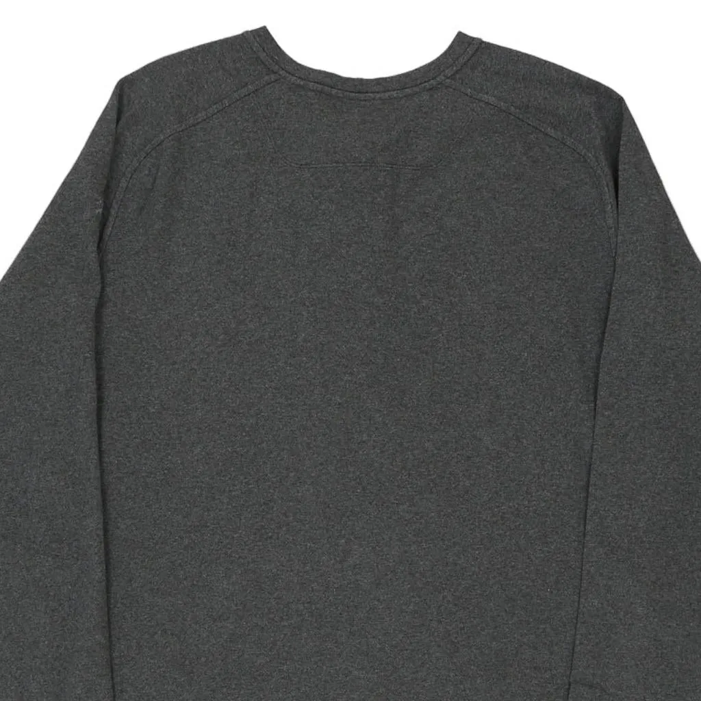 Arc'Teryx Long Sleeve T-Shirt - Large Grey Cotton Blend