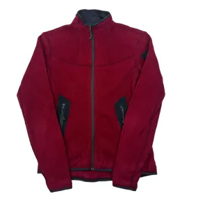 Arc'teryx Maroon Zip Up Fleece