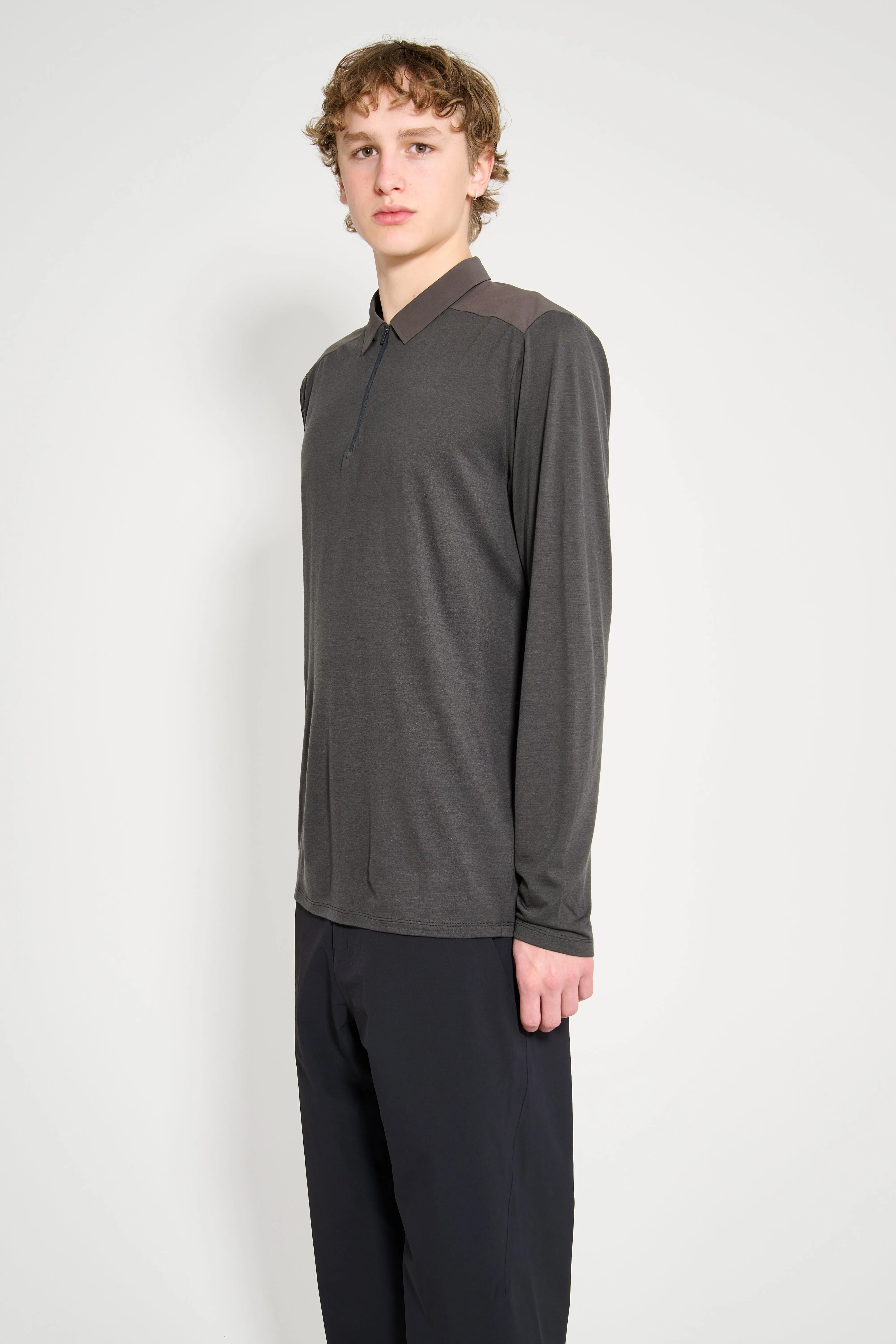 Arc'teryx Veilance Frame Long Sleeve Polo Penumbra