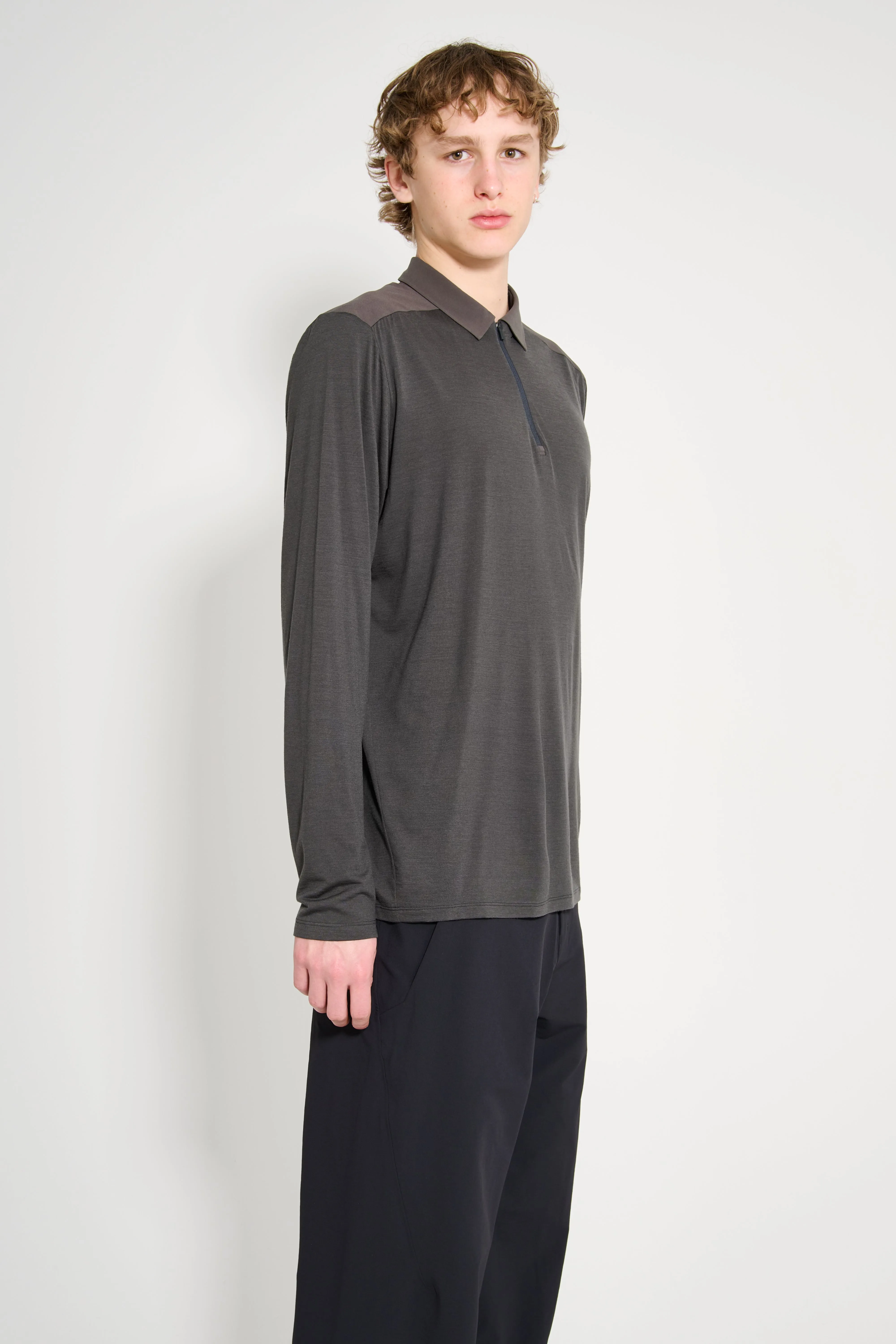 Arc'teryx Veilance Frame Long Sleeve Polo Penumbra