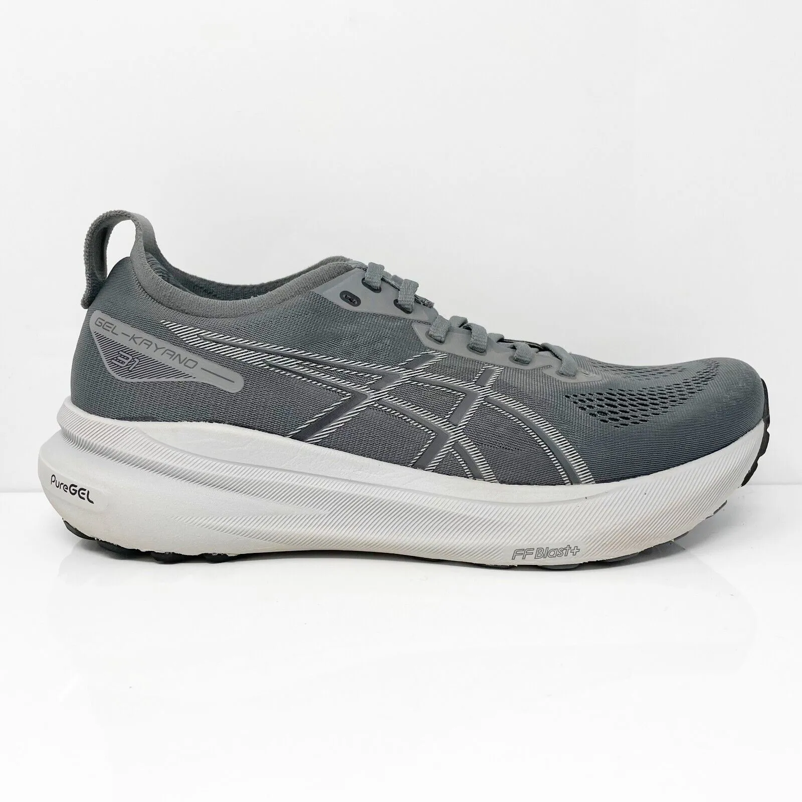 Asics Mens Gel Kayano 31 1011B867 Gray Running Shoes Sneakers Size 10.5