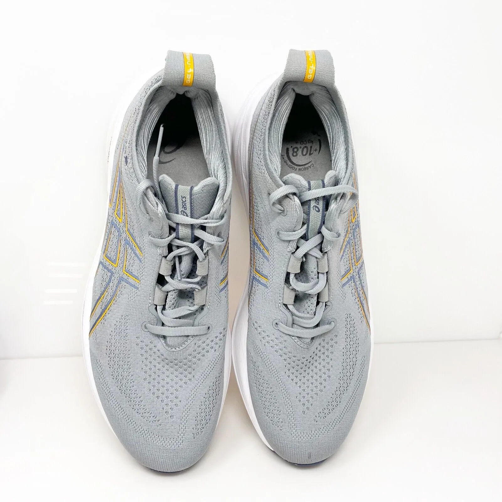 Asics Mens Gel Nimbus 26 1011B794 Gray Running Shoes Sneakers Size 10