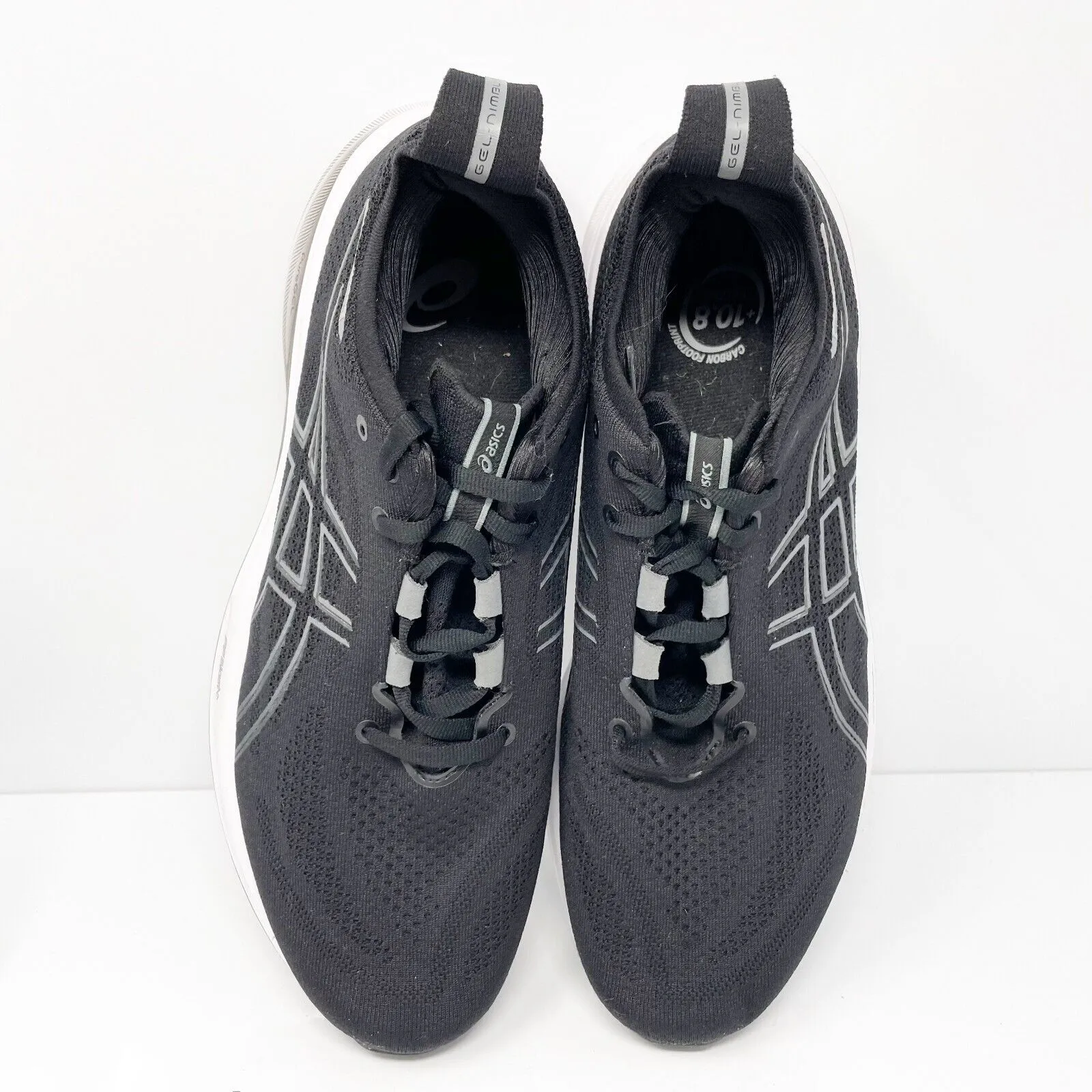 Asics Mens Gel Nimbus 26 1011B795 Black Running Shoes Sneakers Size 10.5 W