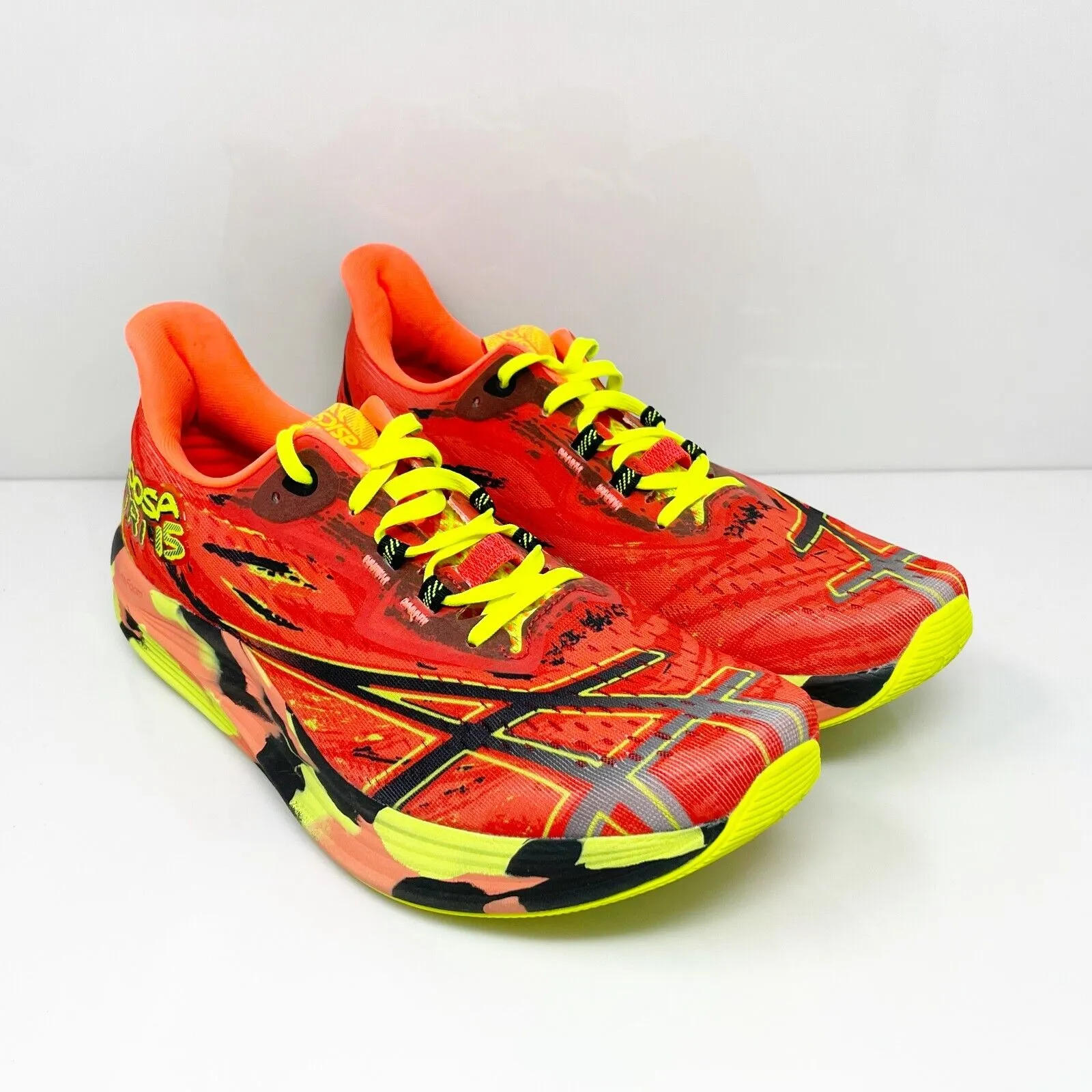 Asics Mens Noosa Tri 15 1011B609 Orange Running Shoes Sneakers Size 9