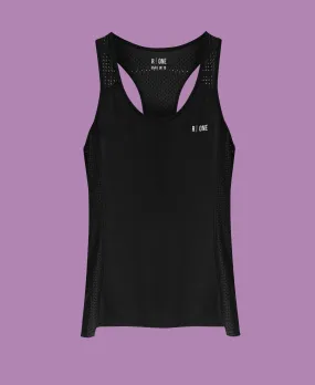 B-Confident Recycled Sports Vest Black