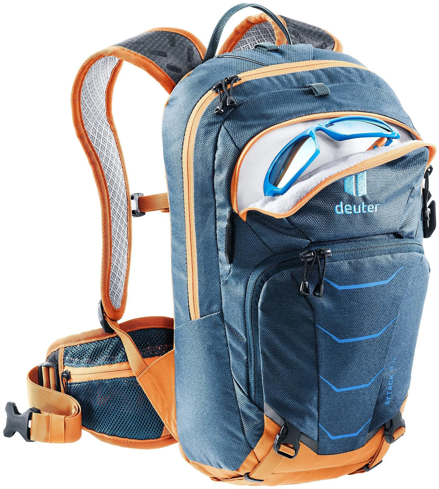 backpack Deuter Attack 8 JR - Arctic/Mandarine - unisex junior