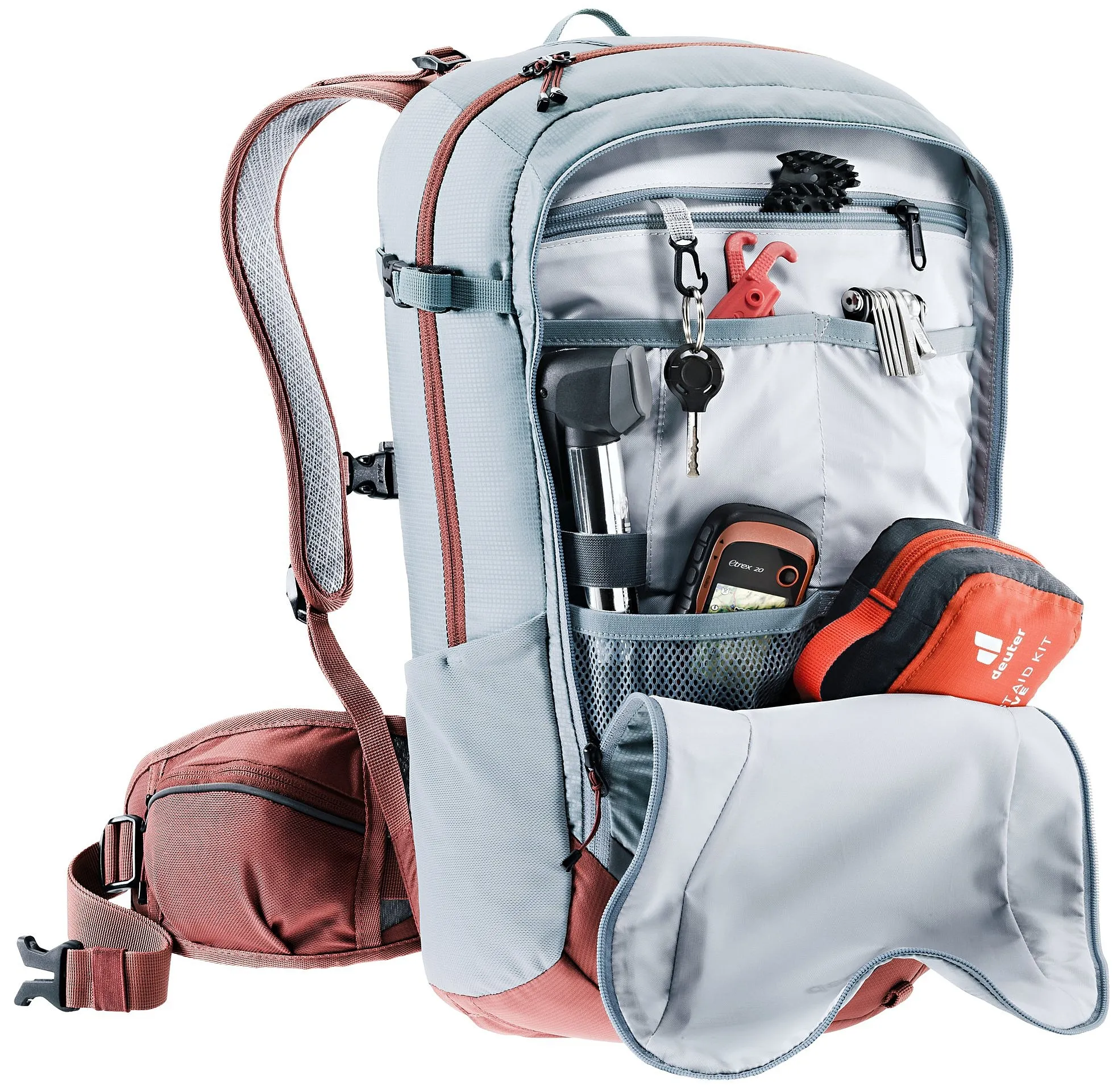 backpack Deuter Flyt 18 SL - Dusk/Redwood - women´s