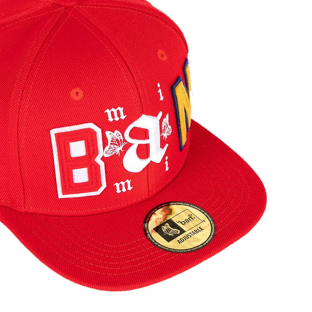 B.A.N Miami Exhibit A Snapback - Red