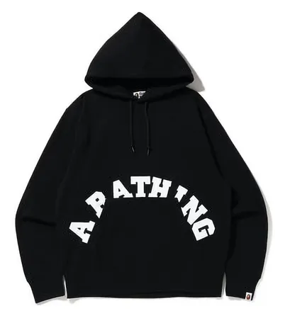 BAPE Giant Ape Head Relaxed Fit Pullover Hoodie Black