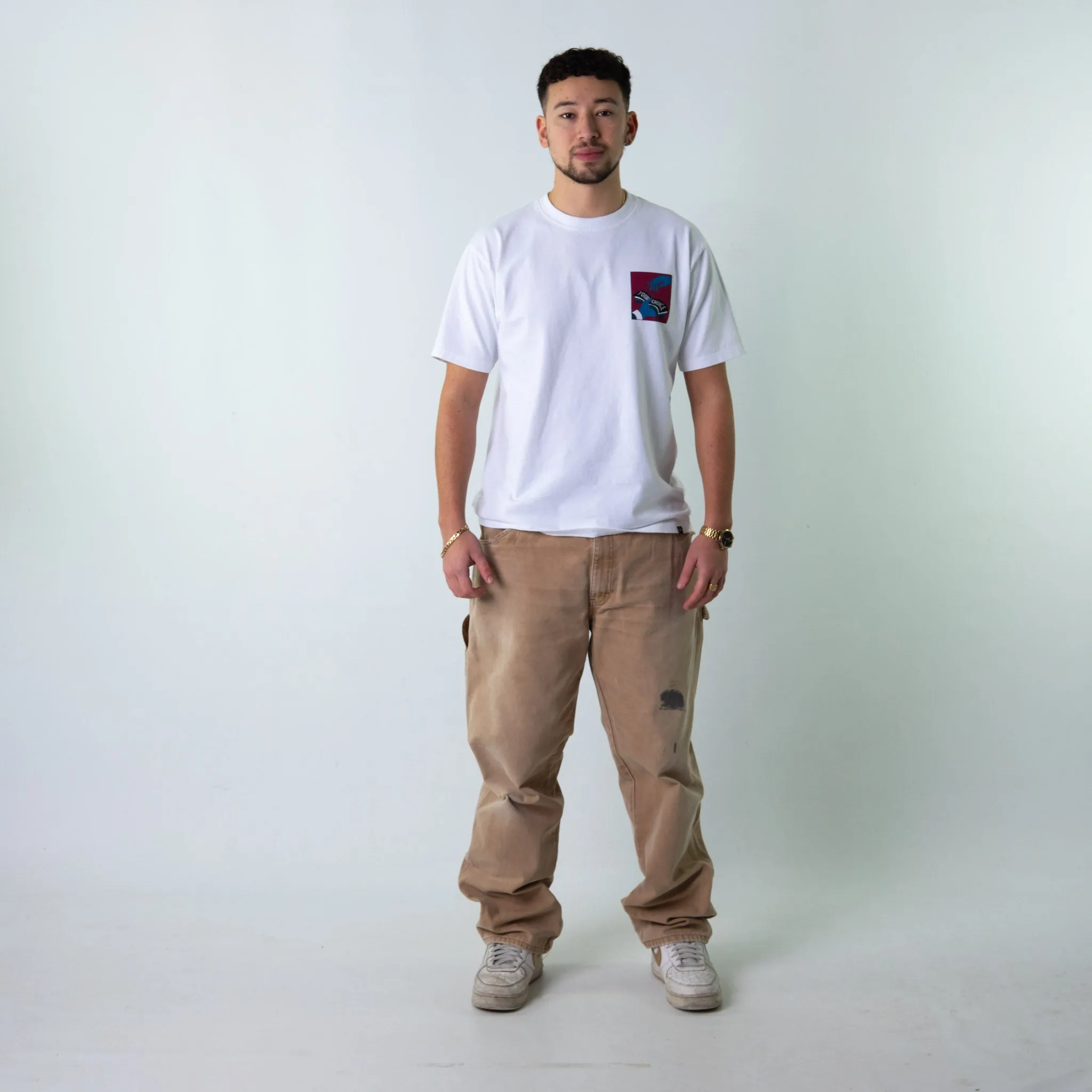 Beige Tan 90s Dickies  Cargo Skater Trousers Pants Jeans (38x34)