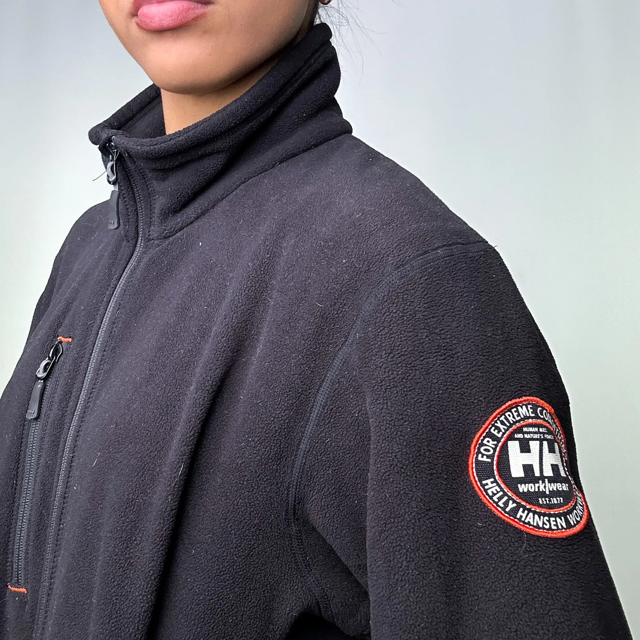 Black 90s Helly Hansen Sweatshirt (L)