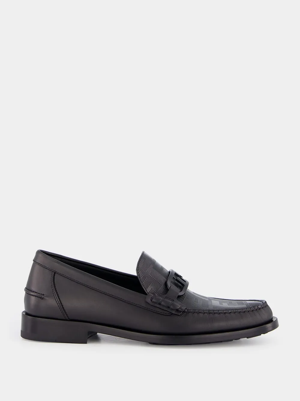 Black Fendi O’Lock Loafers