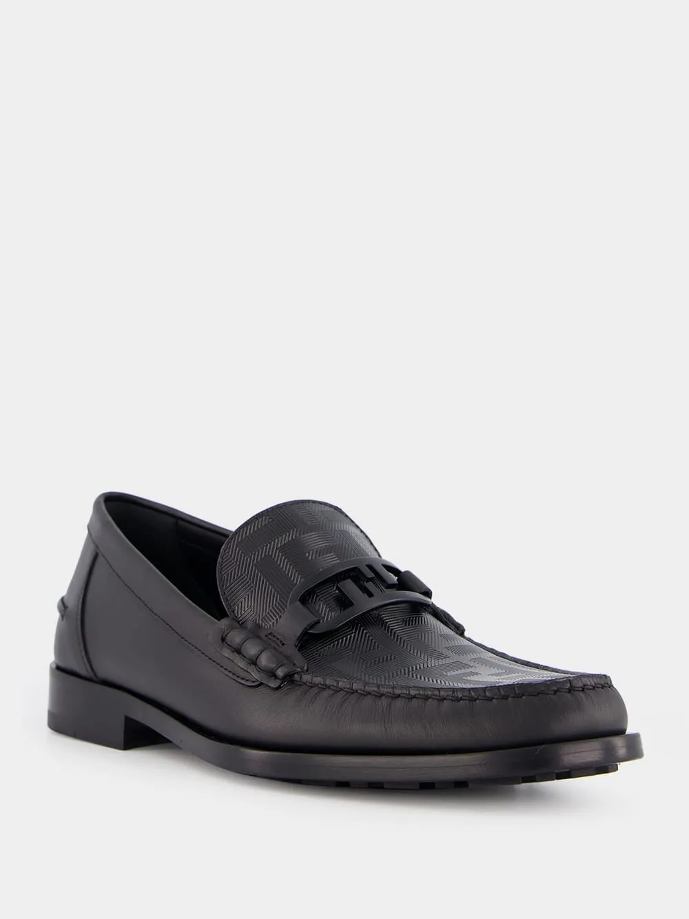 Black Fendi O’Lock Loafers