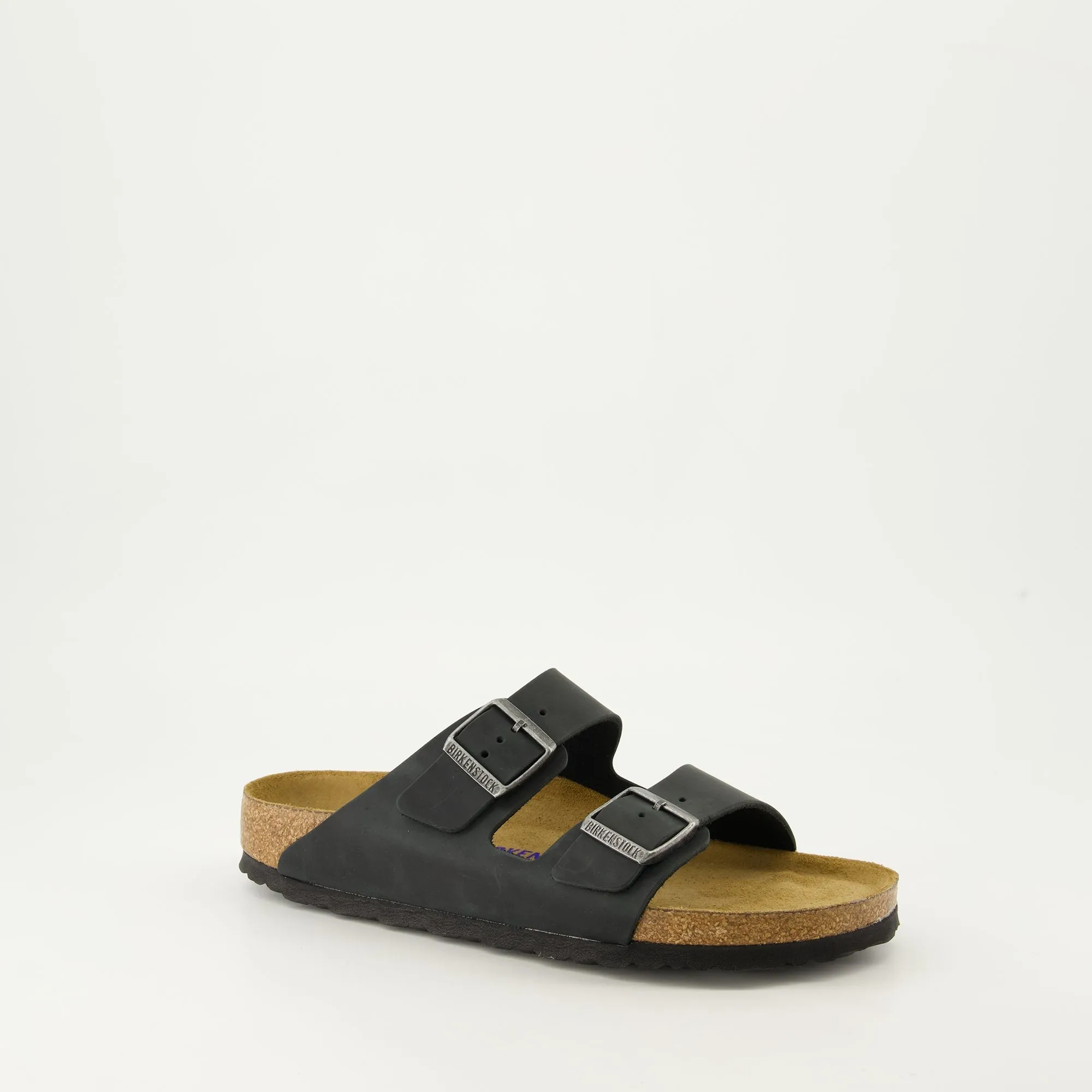 Black Leather Sandals