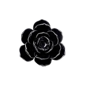 Black Rose Candle Holder