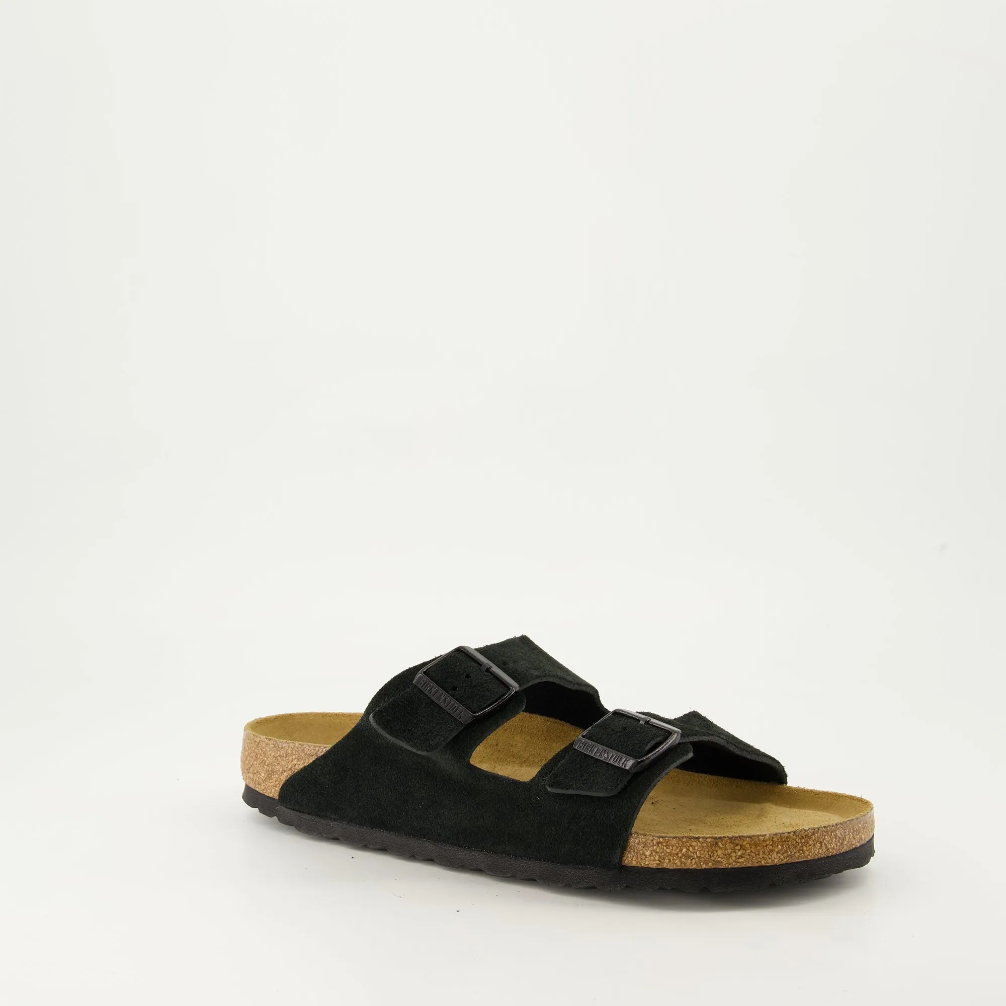 Black Suede Sandals