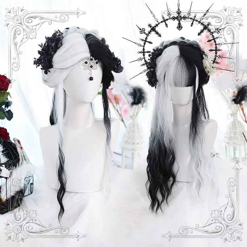 Black&white pride and hunger hair wigs