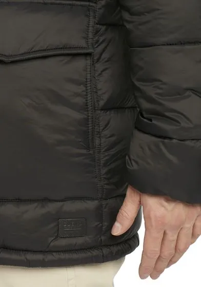 BLEND giacca invernale da uomo parka trapuntato con leggera imbottitura Hollang black