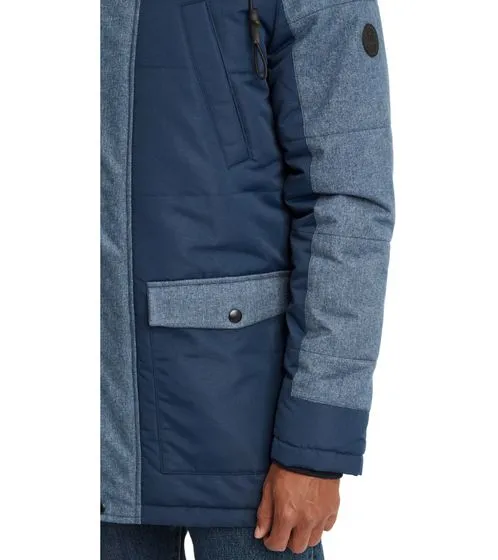 BLEND Giacca parka invernale da uomo Mikael con ecopelliccia staccabile 20712323ME