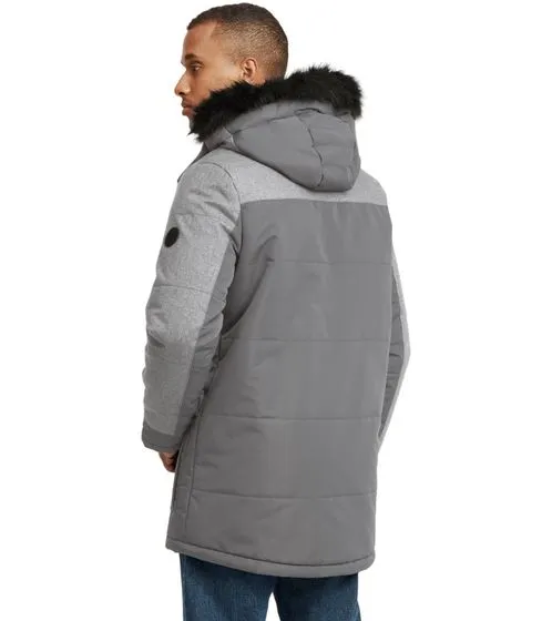 BLEND Giacca parka invernale da uomo Mikael con ecopelliccia staccabile 20712323ME