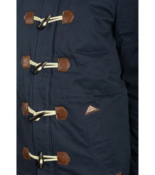 BLEND Herren Dufflecoat Parka mit warmer Fütterung Kenthon Navy