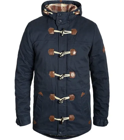 BLEND Herren Dufflecoat Parka mit warmer Fütterung Kenthon Navy