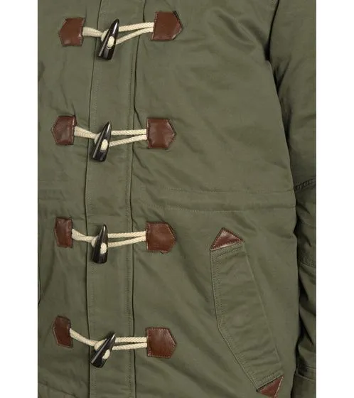 BLEND Herren Parka Dufflecoat mit warmer Fütterung Kenthon Khaki