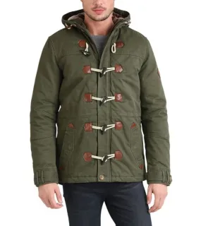 BLEND montgomery parka da uomo con calda fodera Kenthon Khaki