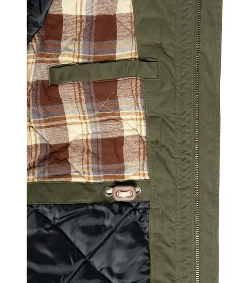 BLEND montgomery parka da uomo con calda fodera Kenthon Khaki