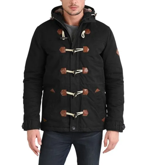 BLEND montgomery parka da uomo con calda imbottitura Kenthon nero