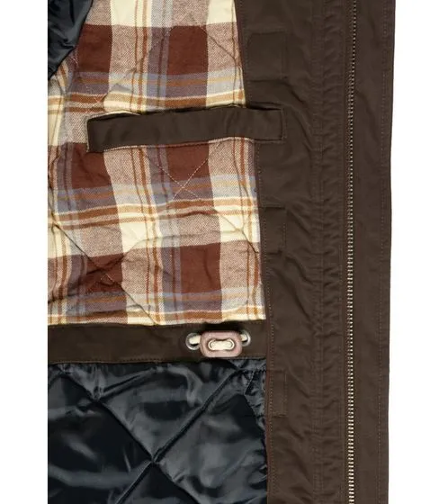 BLEND Montgomery Parka da Uomo con Imbottitura Calda Kenthon Marrone