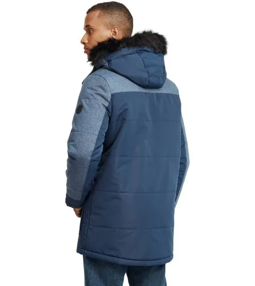 BLEND Parka de invierno para hombre Mikael con pelo sintético desmontable 20712323ME