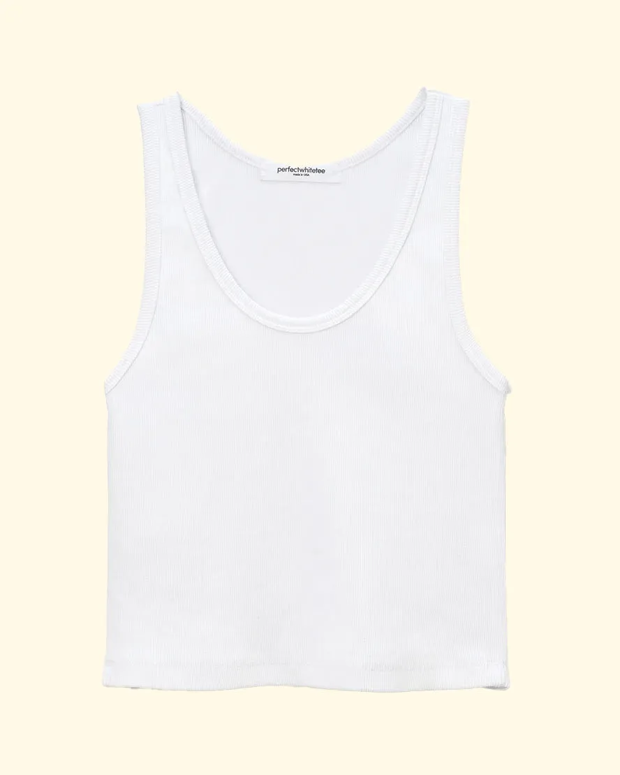 Blondie Tank | White