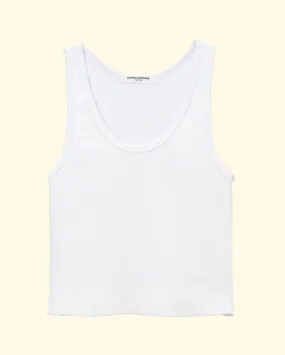 Blondie Tank | White