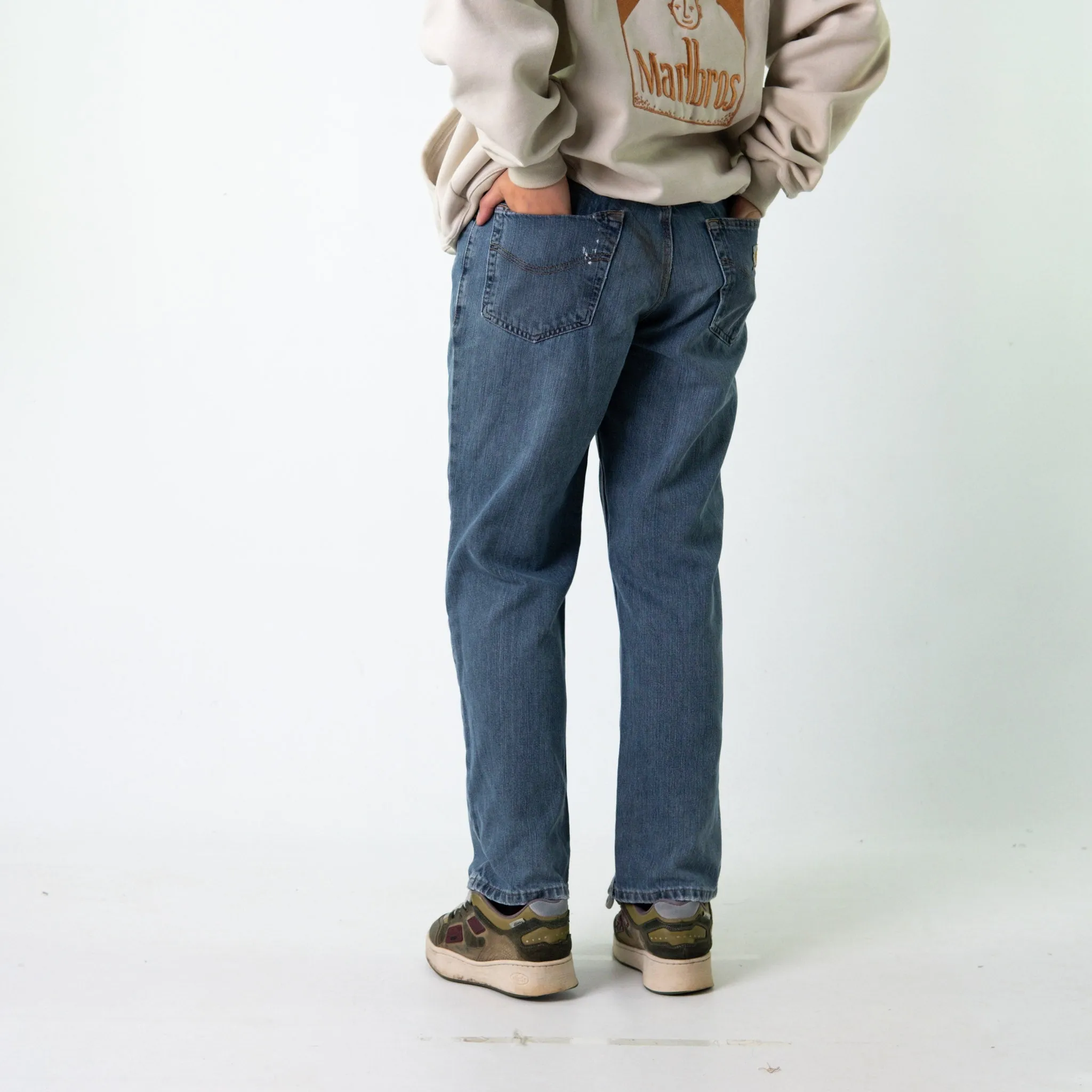 Blue Denim 90s Carhartt  Cargo Skater Trousers Pants Jeans (32x30)