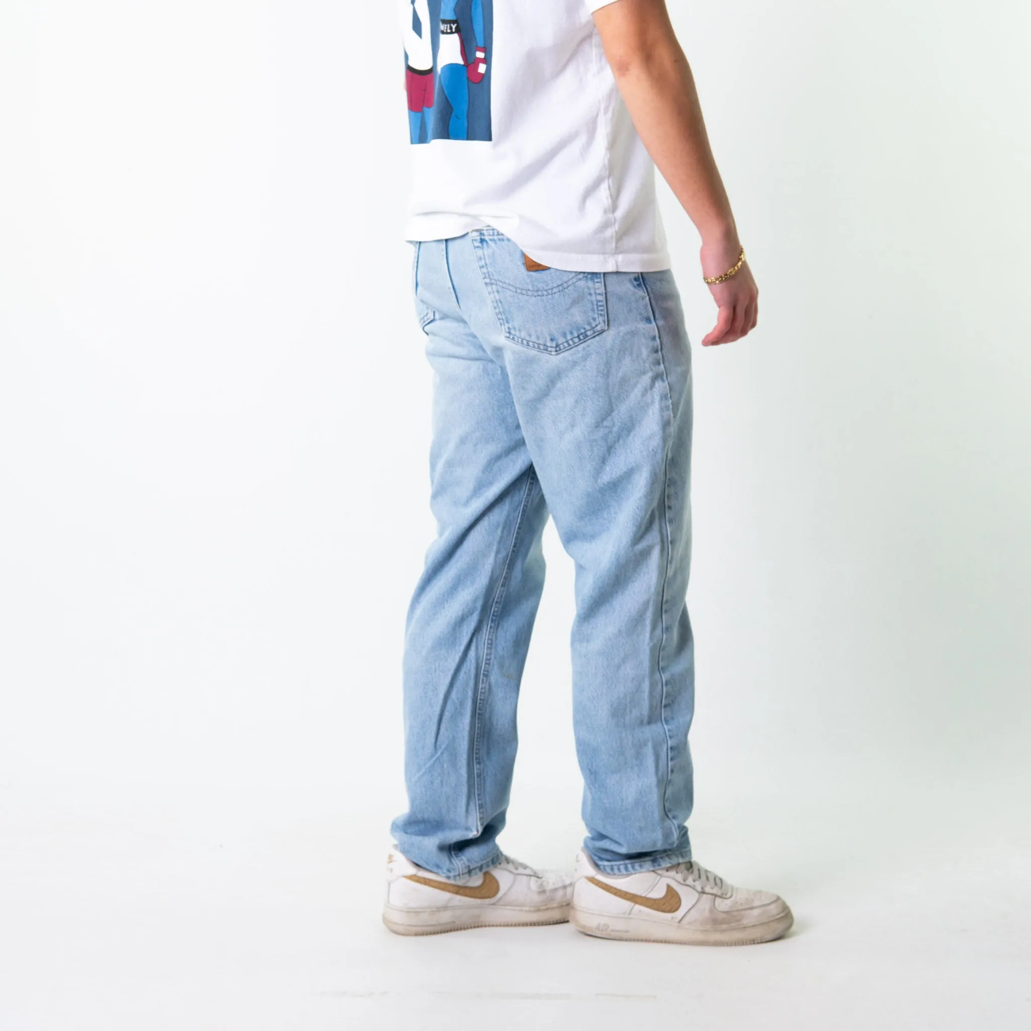 Blue Denim 90s Carhartt  Cargo Skater Trousers Pants Jeans (34x32)