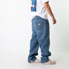 Blue Denim 90s Carhartt  Cargo Skater Trousers Pants Jeans (38x34)